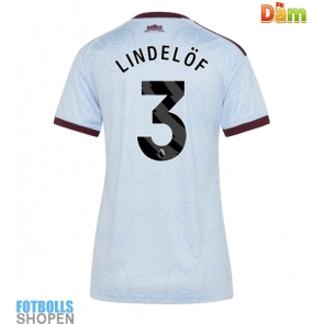 Billiga Aston Villa Victor Lindelof #3 Tredjeställ Dam 2026-27 Kortärmad